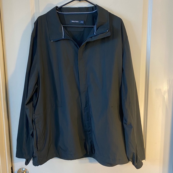 Nautica Black Zip up Windbreaker Jacket, size XL - Picture 9 of 11